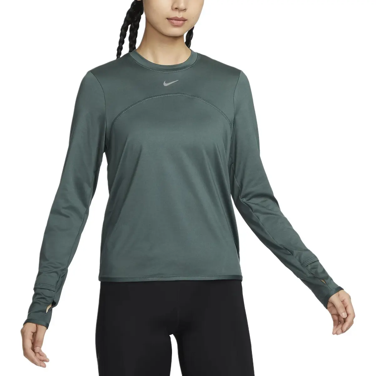 Nike Dri FIT Swift Element UV T Shirt Women's Vintage Green