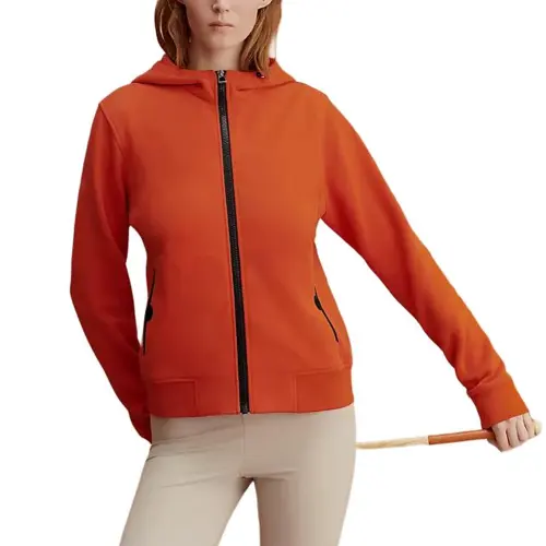 HERMES Jackets & Coats Women's Orange