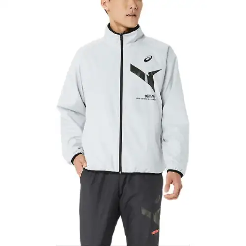 Asics AIM TRG BREAK Through Jackets & Coats Unisex Concrete/Performance Black