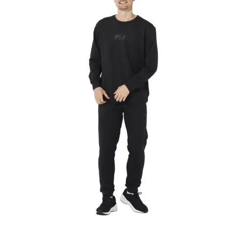 FILA Casual Pants Men's Black Moderate Cuffed Pants