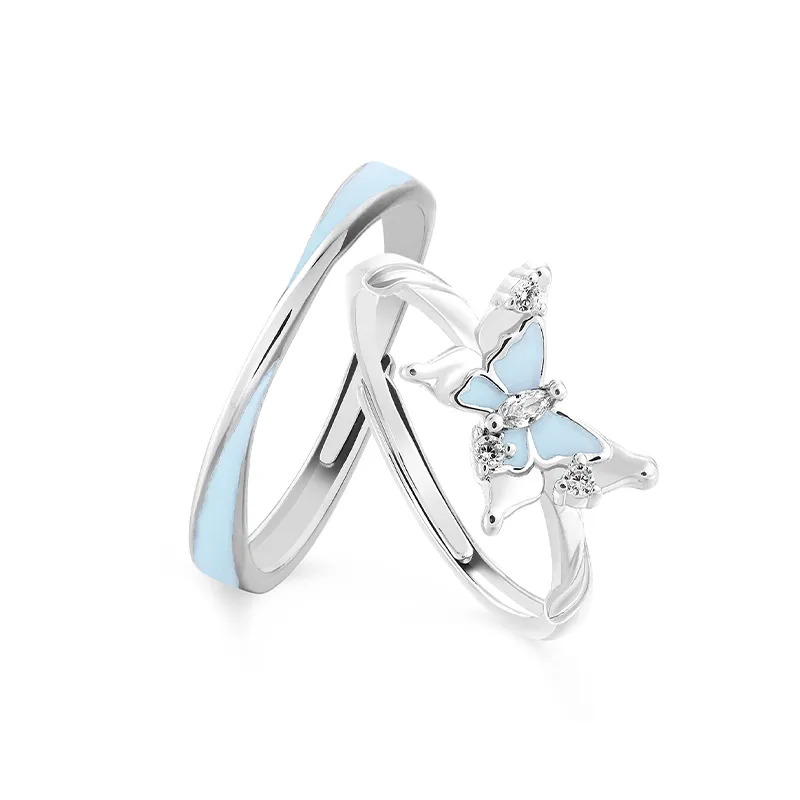 VIVIWELL S925 Silver Rings Unisex