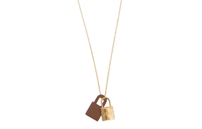 HERMES O'Kelly Metal Necklaces Women's