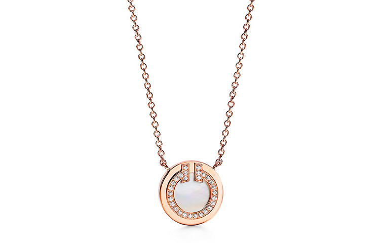 Женская подвеска TIFFANY T (золотистая)
