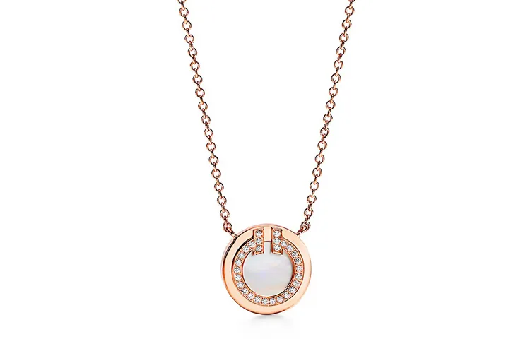 TIFFANY & CO. T Mother Of Pearl Necklaces Women's