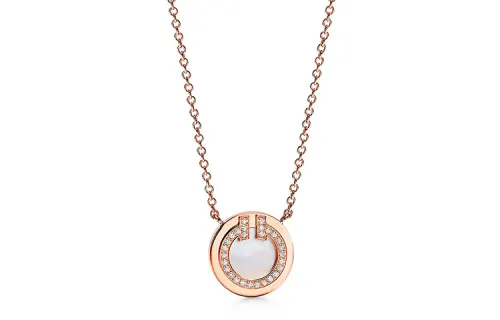 TIFFANY & CO. T Necklaces Women's