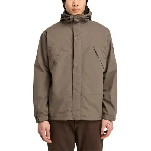 Timberland Waterproof, Windproof, And Breathable Windbreaker Jacket Men's Chocolate