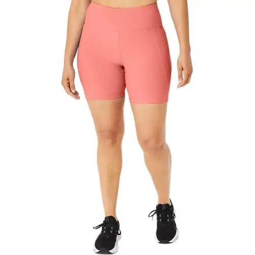 Asics RIB BIKE SHORT YKK Casual Shorts Women's Desert Red