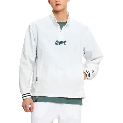 New Balance Jackets & Coats Men's Cream