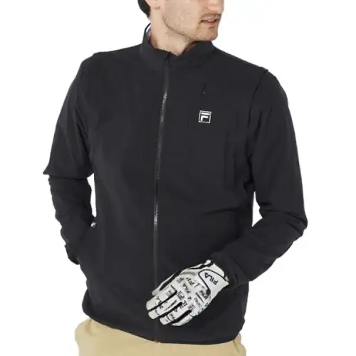 FILA Jackets Men's Black Crew Neck Moderate Other