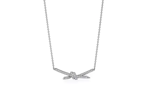 TIFFANY & CO. Knot Necklaces Women's Silver