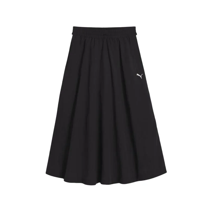 PUMA T7 Woven Midi Skirt Casual Long Skirt Women's