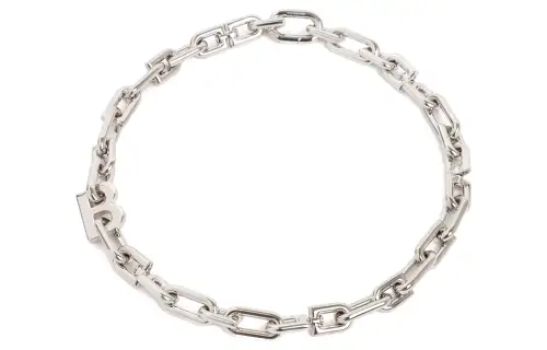 Balenciaga B Chain Thin Necklace