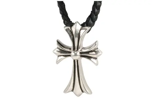 Chrome Hearts cross-pendant necklace