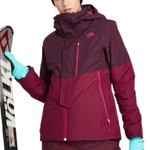 THE NORTH FACE Jackets Women's Red Hooded Thickened Other