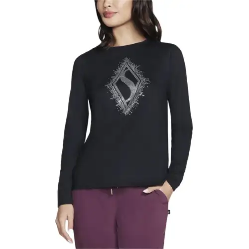 Skechers Burst Regular T Shirt Women's Black
