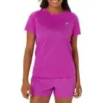 ASICS T Shirts Women's Purple Crew Neck