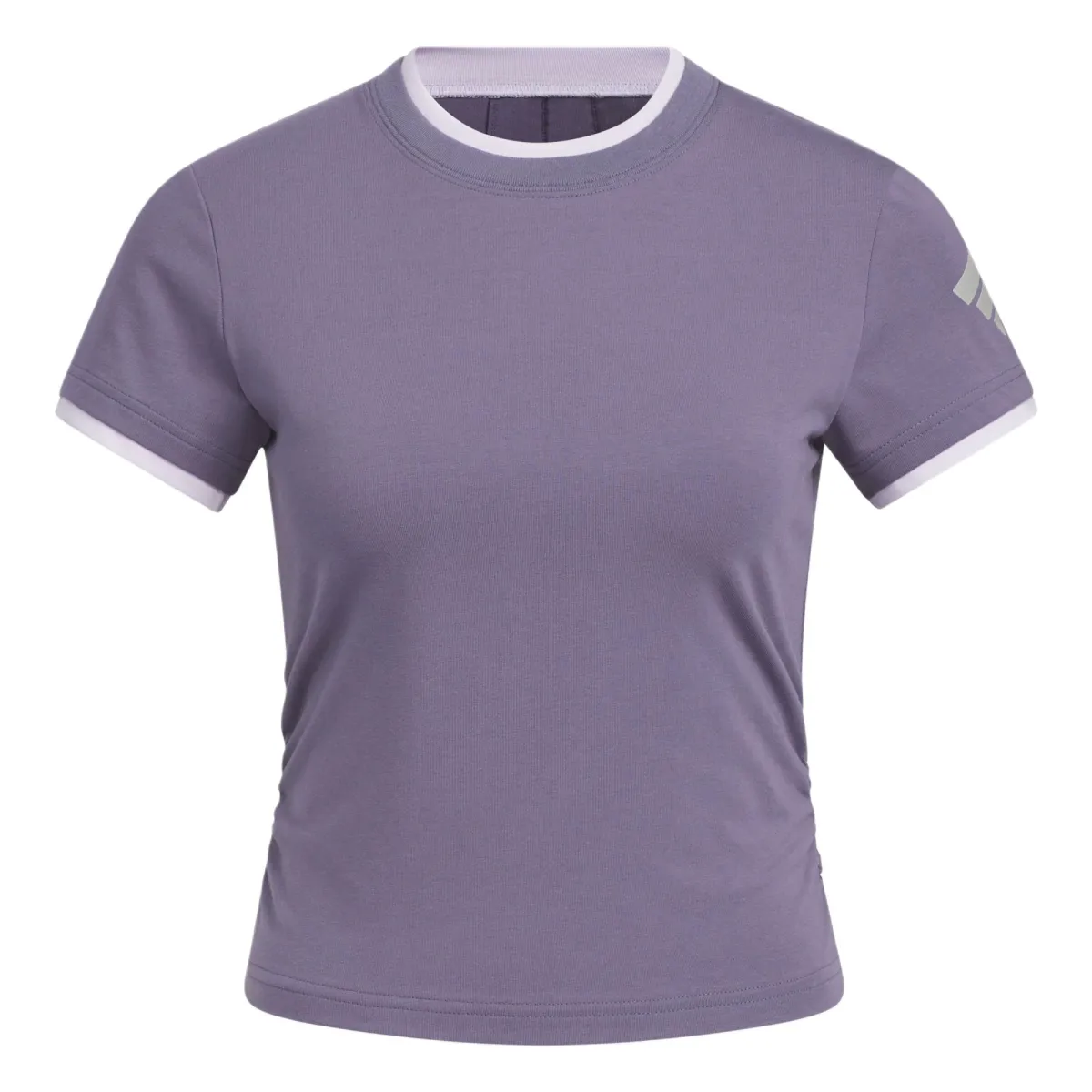 Adidas FOS T-Shirts Women's Soft Violet Crew Neck Moderate Other
