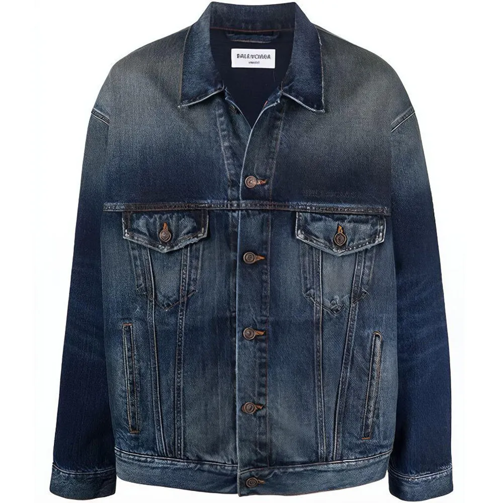 Balenciaga Denim Jacket Men's Blue