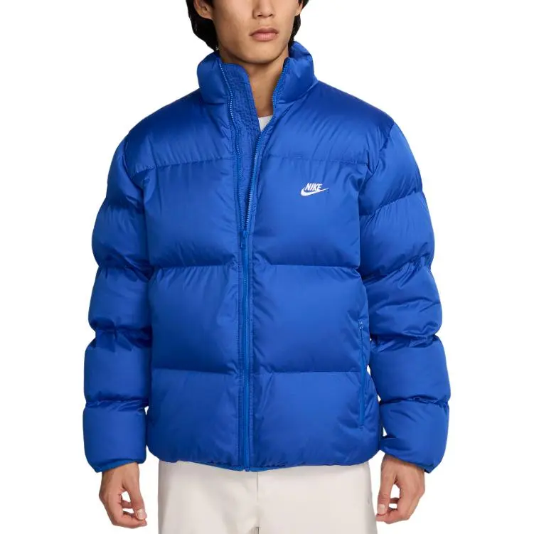 Nike Clothing Puffer Jacket Men's Blue