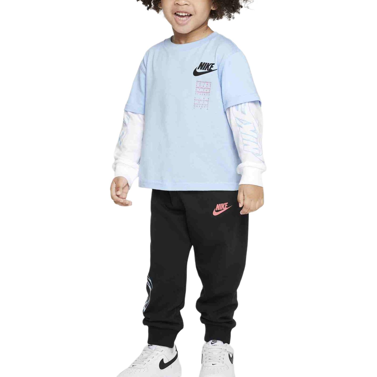 Детские костюм Nike Nike NSW ON THE MOVE T (черный)