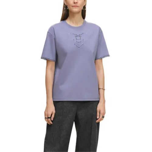 HERMES FW25 Drop Shoulder Sleeve T Shirt Women's