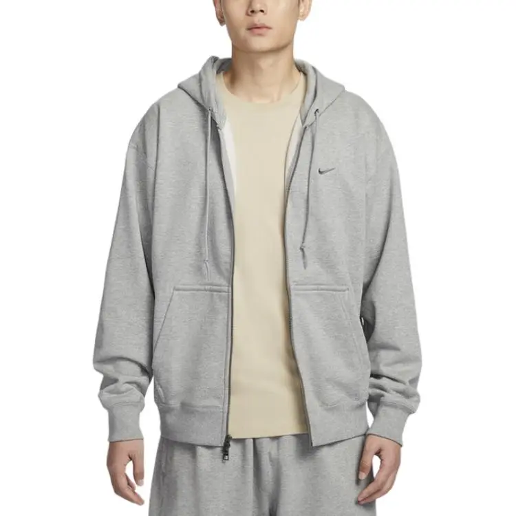 Nike Solo Swoosh Jackets & Coats Men's Gray