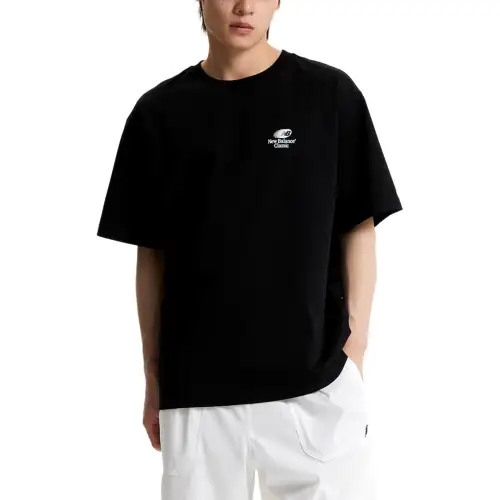 New Balance SEMI Over FITUNI Essential T Shirt Men's Black