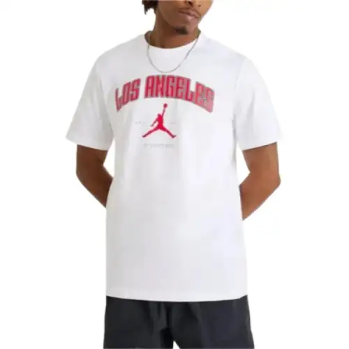 Jordan Apparel T Shirts Men's White Crew Neck