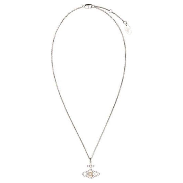 Женское колье Vivienne Westwood Brass (серебристое)