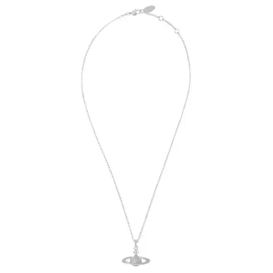 Vivienne Westwood Necklace Mini Bas Relief Pendant Silver