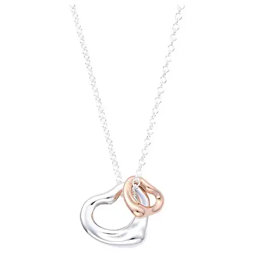 TIFFANY & CO. Tiffany Elsa Peretti® 18K Double Heart Necklace Women's