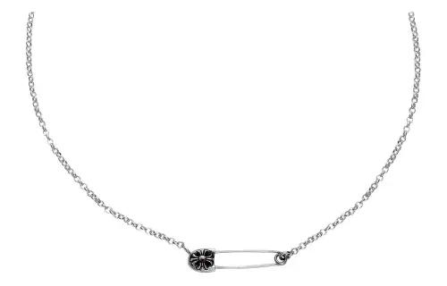Chrome Hearts 925 Sterling Silver Necklaces Women's Silver