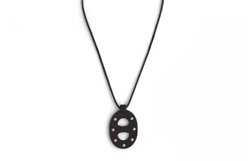 HERMES Chaine D'Ancre Necklaces Unisex Indigo