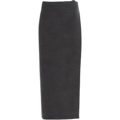 Balenciaga SS21 Casual Long Skirt Women's Gray
