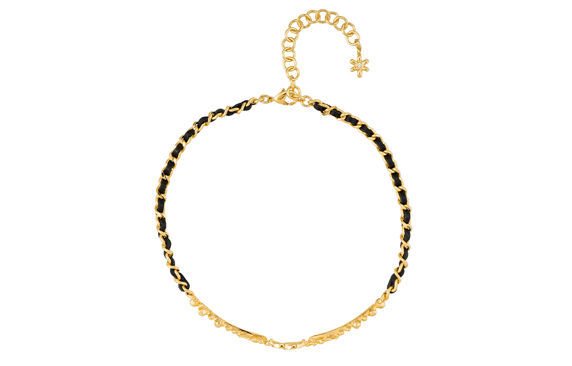 Женское подвеска Chanel CHANEL LogoC (черно-золотая)