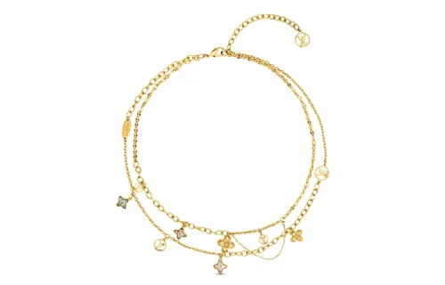 LOUIS VUITTON Blooming Strass Necklace