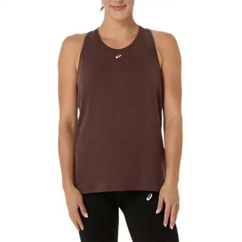 Asics NAGINO RUN Tank Top Women's Coffee Light Purple