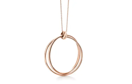 TIFFANY & CO. Paloma's Melody 18K Rose Gold Necklaces Women's Gold
