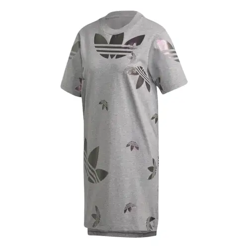Adidas Originals Short Sleeved Dress Women's Gray