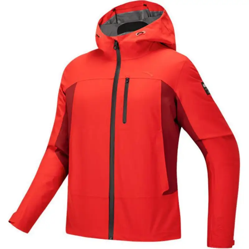 Anta Variety Training Collection Waterproof And Windproof Windbreaker Jacket Women's Classic Red/European Leaf Red