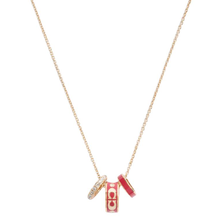 Женское necklace COACH RONDELL (золотое)