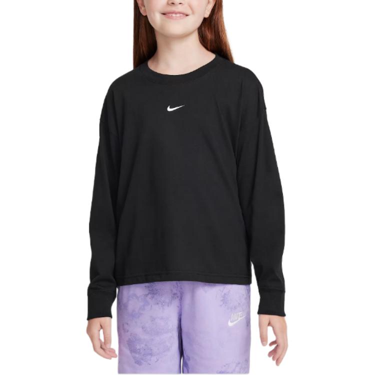 Женская футболка Nike (черная)