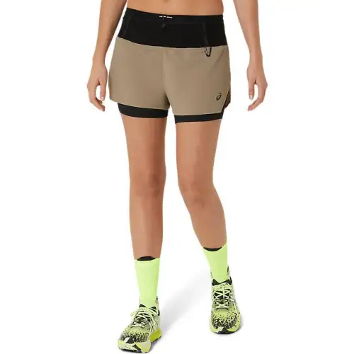 Asics FUJITRAIL2 N 1 ACTIBREEZE™ Casual Shorts Women's Pepper/High Performance Black