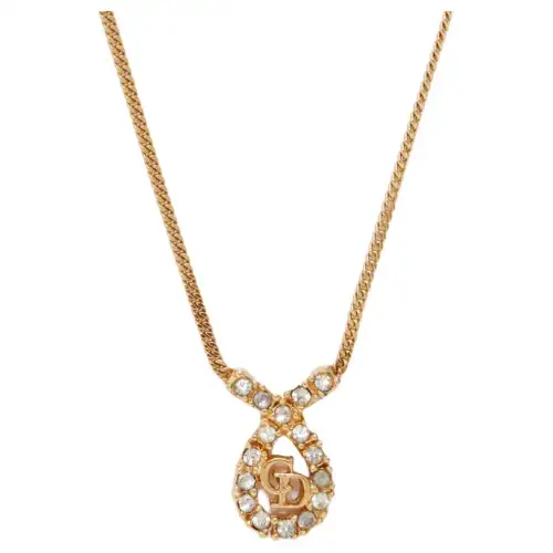 Dior Cd pendant necklace