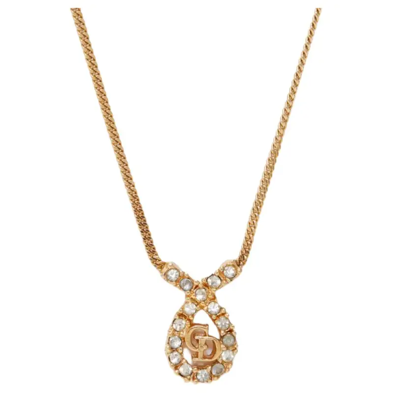 Dior Cd pendant necklace
