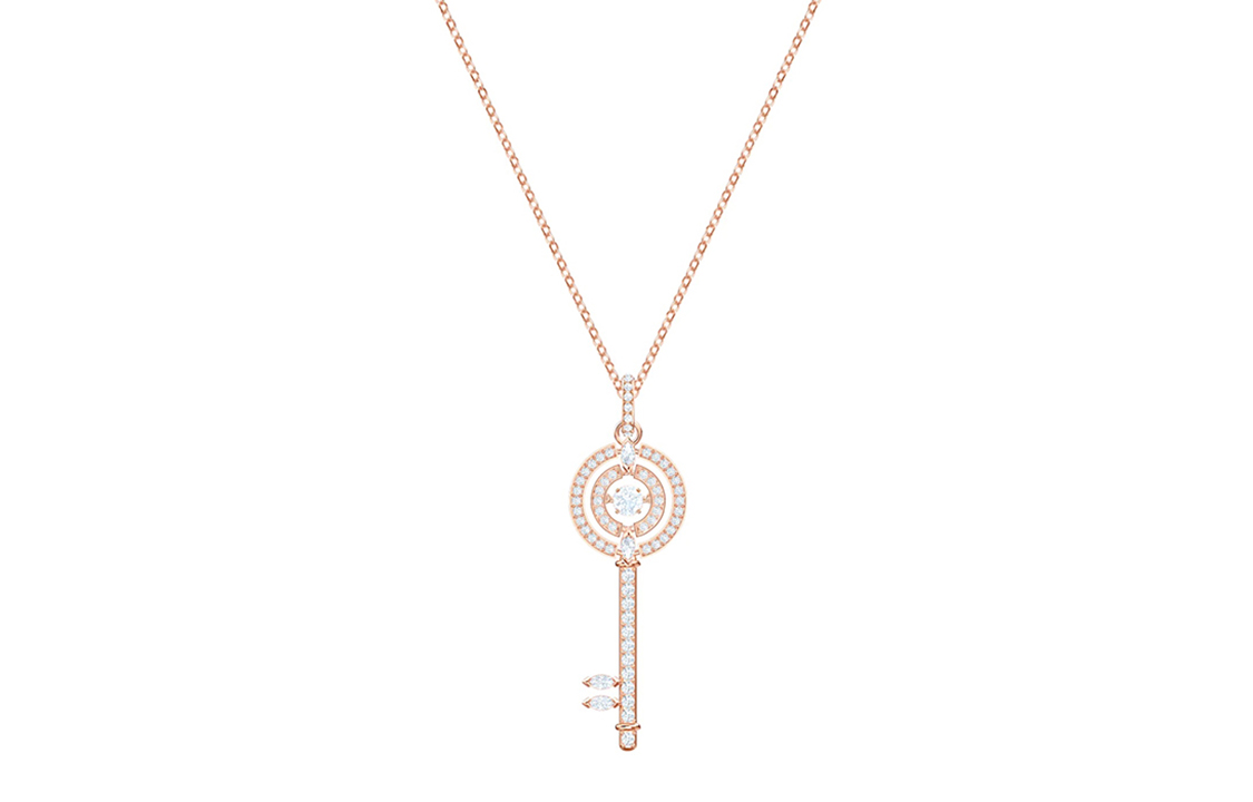 Swarovski Swarovski Sparkling Dance Dance beating heart series key brand original box original bag necklace women's model