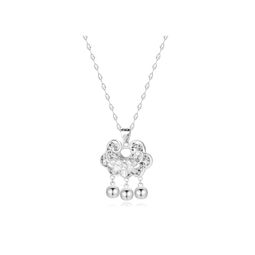 KING TAI SANG 999 Fine Silver Necklaces Women's