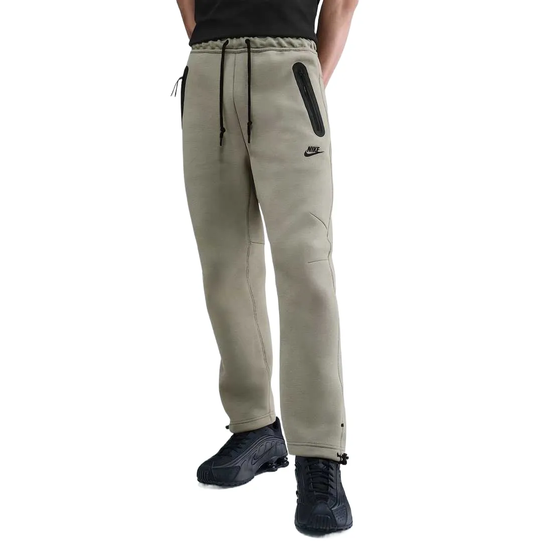 Nike Knitted Sweatpants Men's White Black Moderate Cuffed Pants