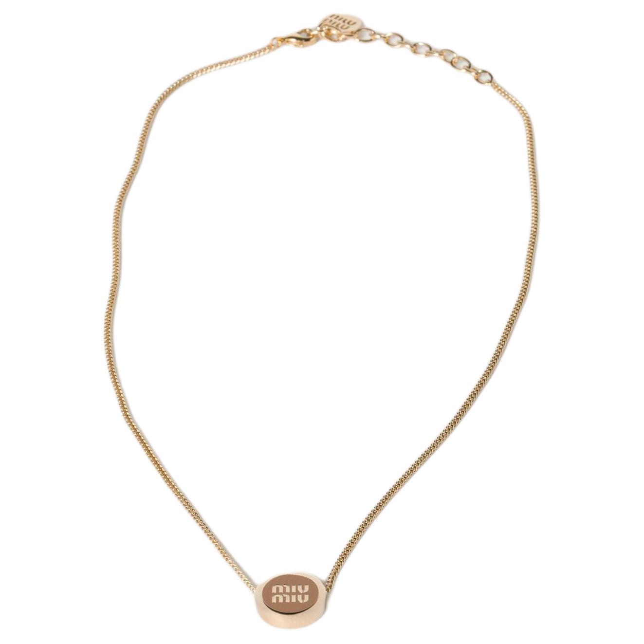Колье MIU (золотое)