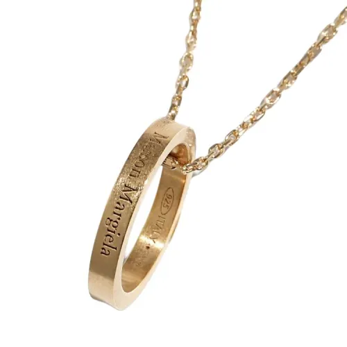 Maison Margiela 925 Sterling Silver Necklaces Women's Gold